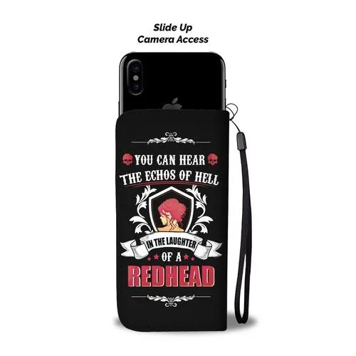 Redhead Wallet Phone Case w/ RFID Blocker