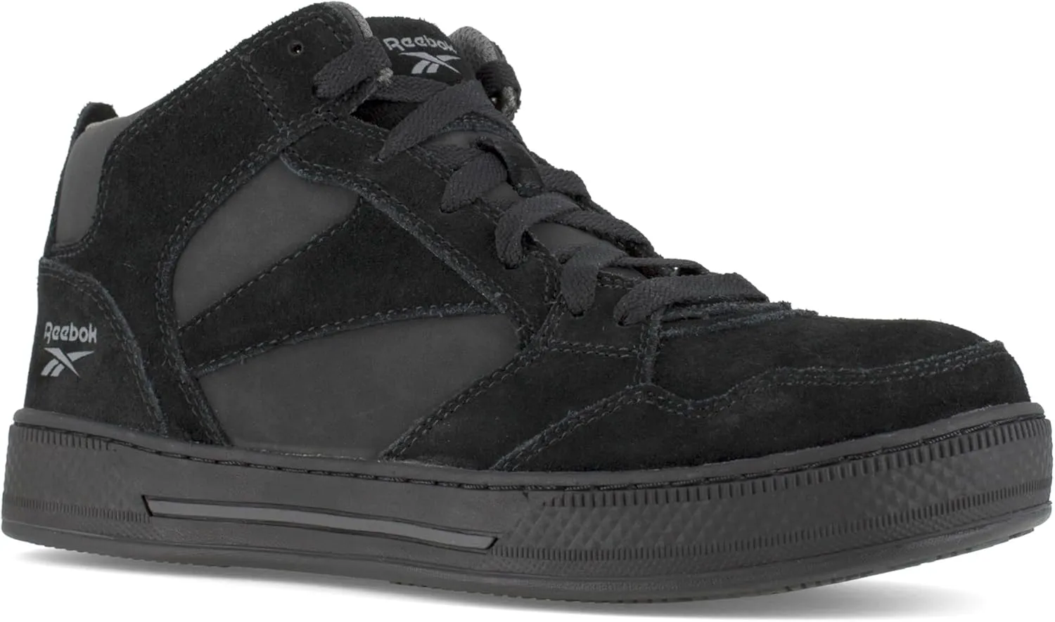 Reebok Work Men's RB1735 Dayod Safety Toe Skateboard Work Shoe Black