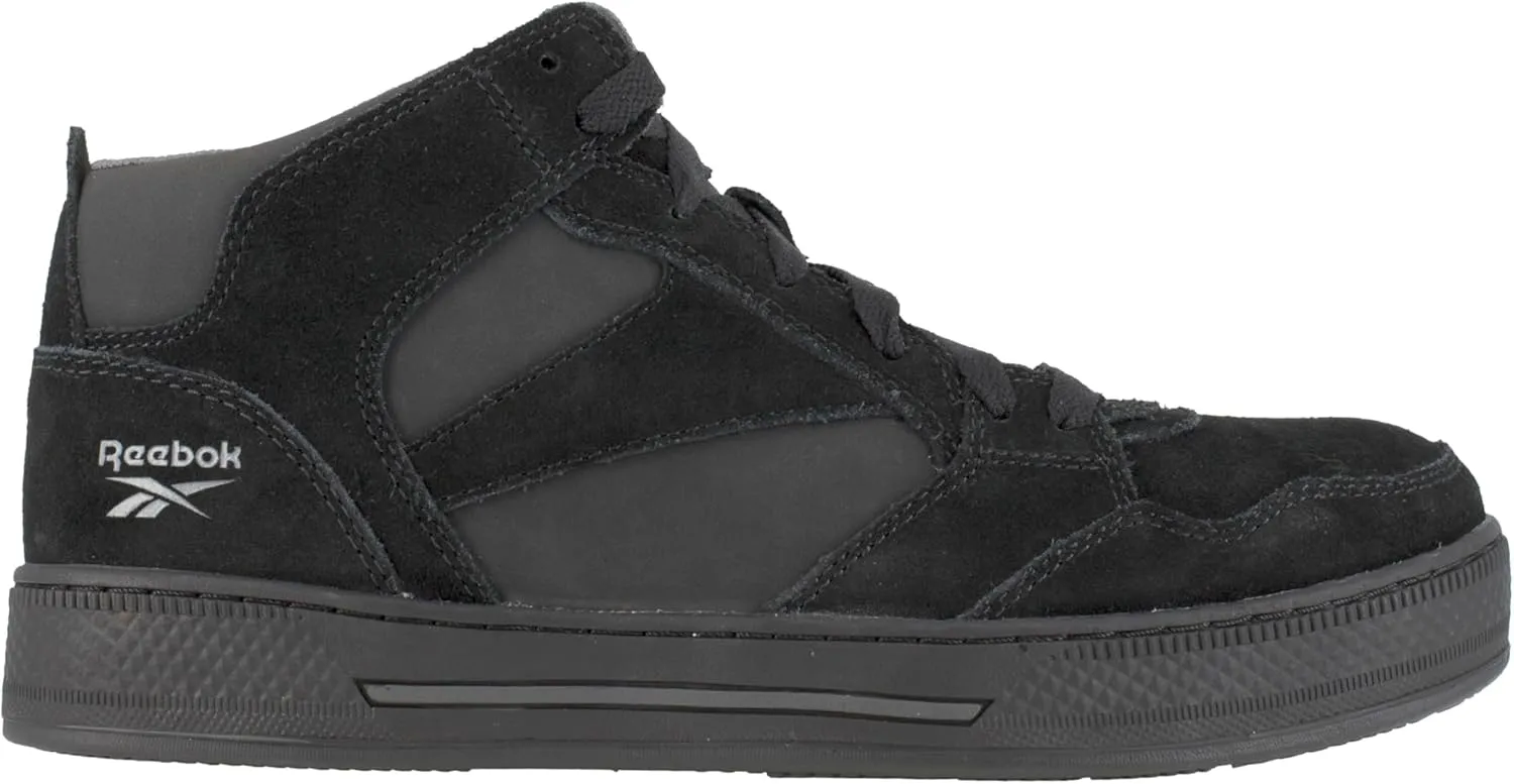 Reebok Work Men's RB1735 Dayod Safety Toe Skateboard Work Shoe Black