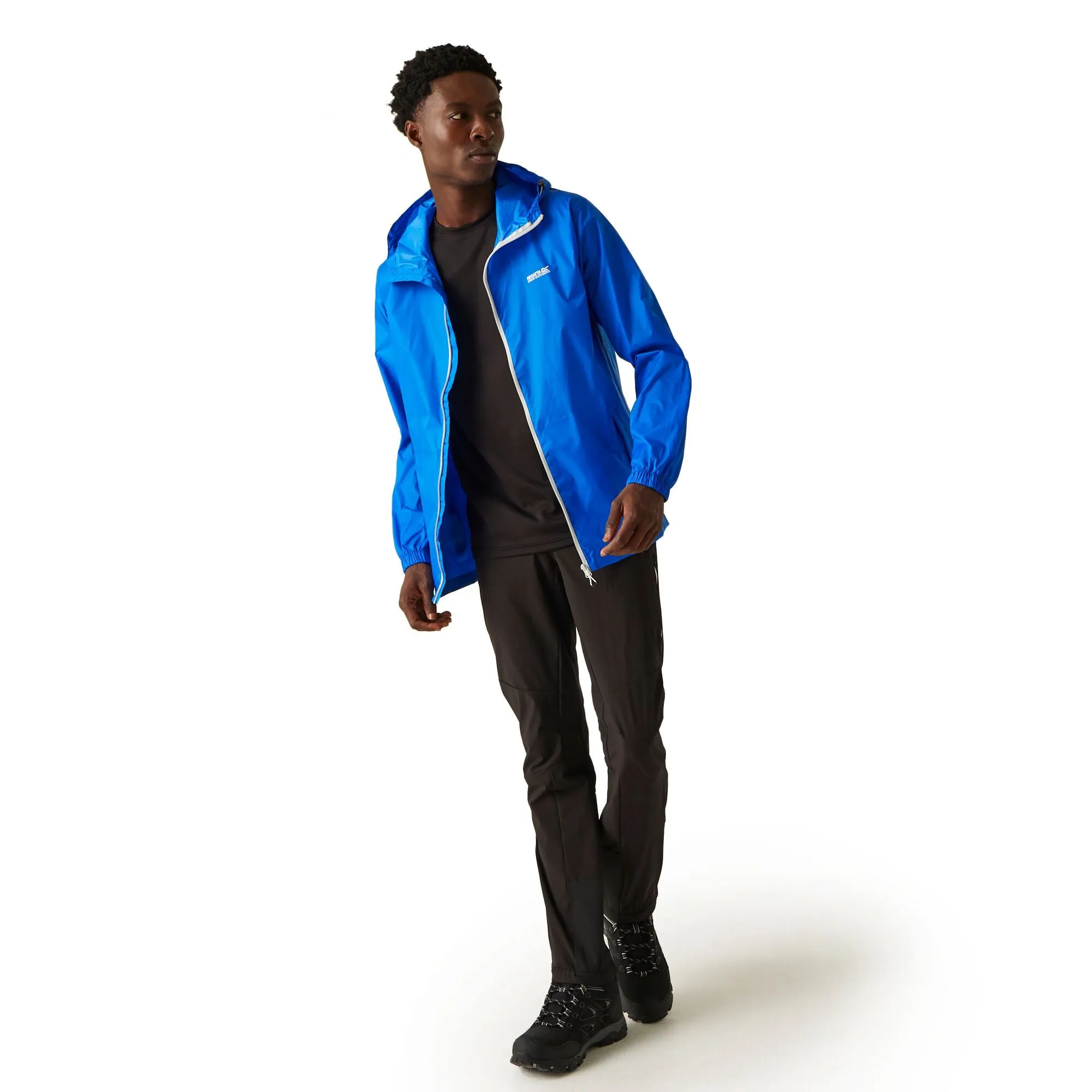 Regatta Men's Pack-It III Waterproof Jacket - Oxford Blue
