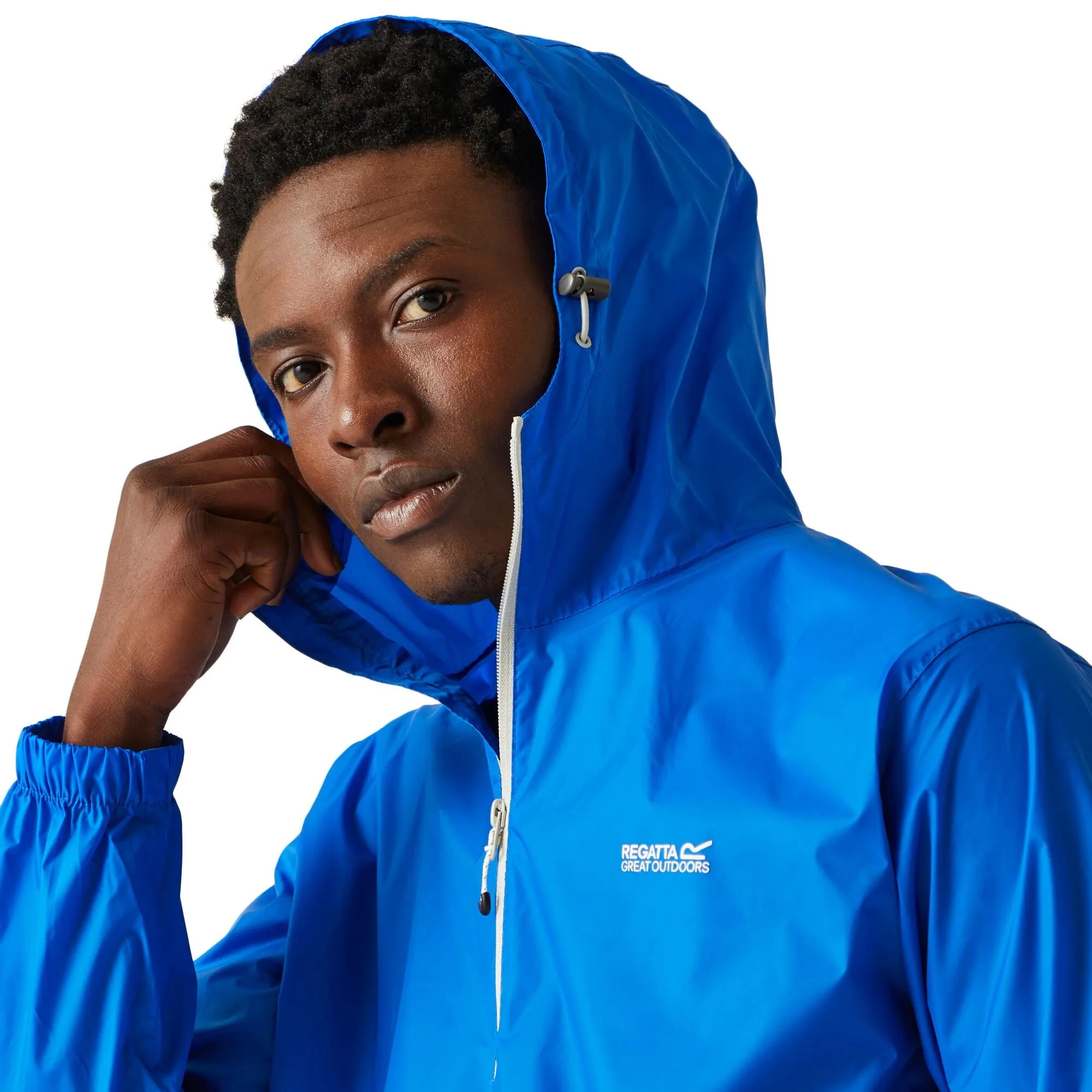 Regatta Men's Pack-It III Waterproof Jacket - Oxford Blue
