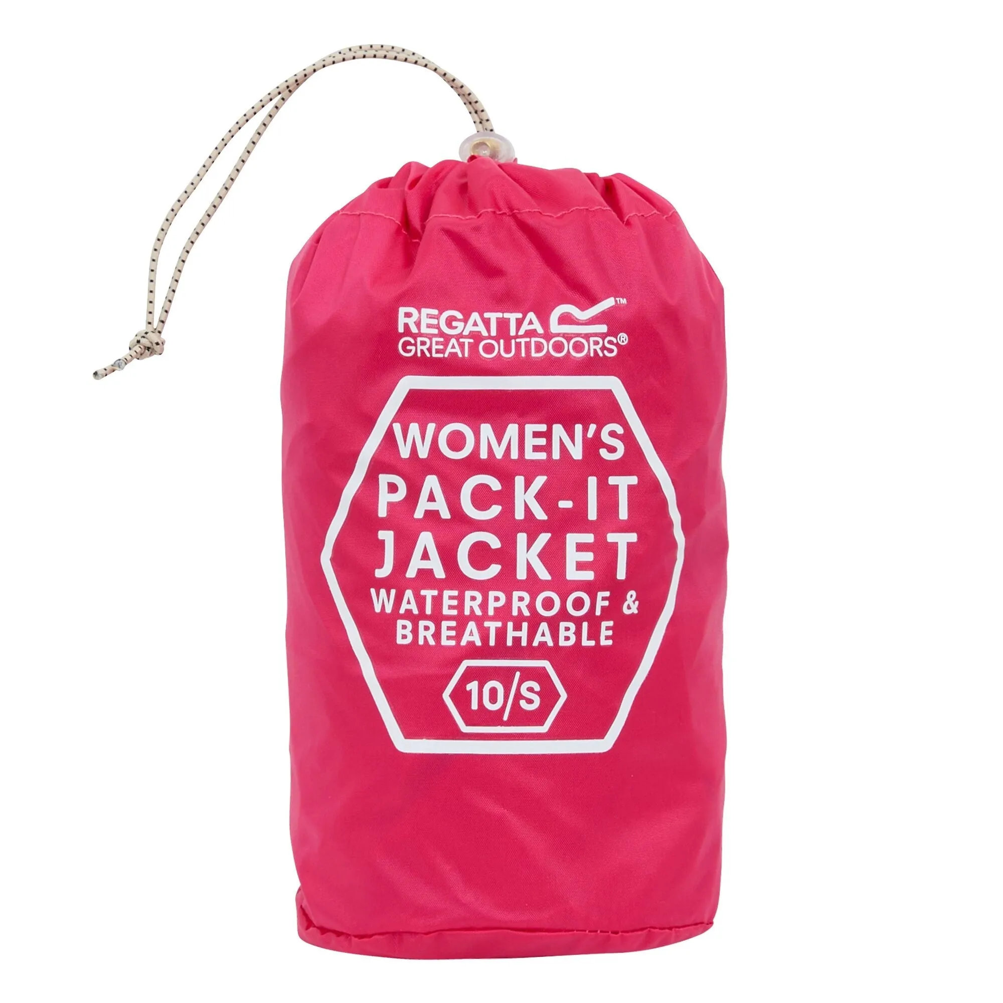 Regatta SS25 Women's Pack-It III Waterproof Jacket | Pop