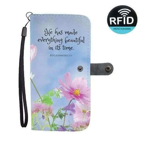 Religious Wallet Phone Case w/ RFID Blocker