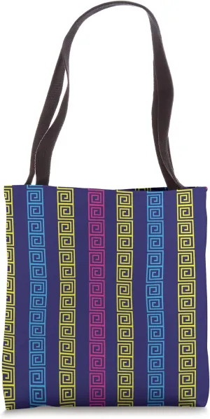 Repeating Deco Pattern Tote Bag