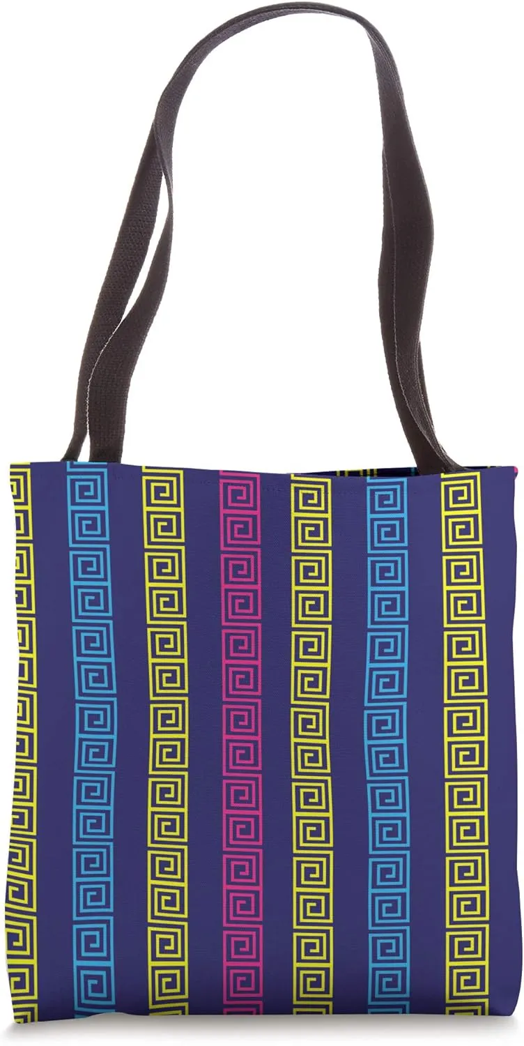 Repeating Deco Pattern Tote Bag