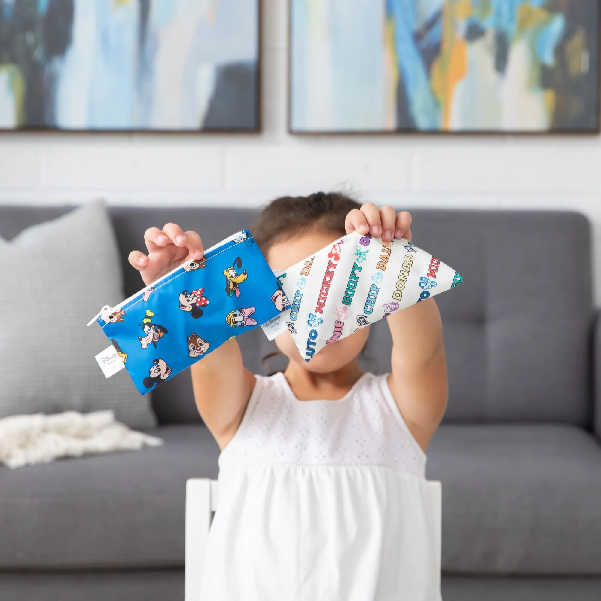 Reusable Snack Bag, Small 2 Pack: Mickey & Friends MVP