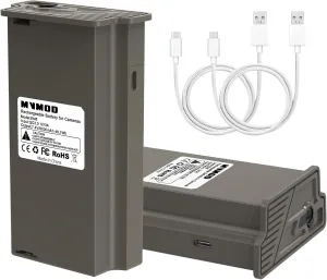 Reveal Lipo Lithium Rechargeable Battery 2 Pack, 6500mAh Trail Camera Lithium-ion Battery Compatible with Reveal Hunting Camera X Gen 3.0, X Gen 2.0, Pro 3.0, X Pro, X, XB, SK