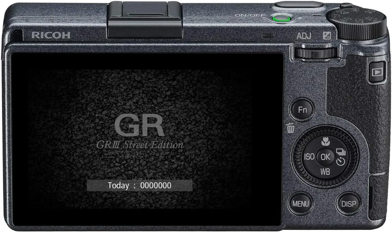 Ricoh GR III Street Edition Metallic Gray APS-C Size Digital Camera (2 batteries included) with Large CMOS Sensor GR Lens that Achieves High Resolution and High Constrast