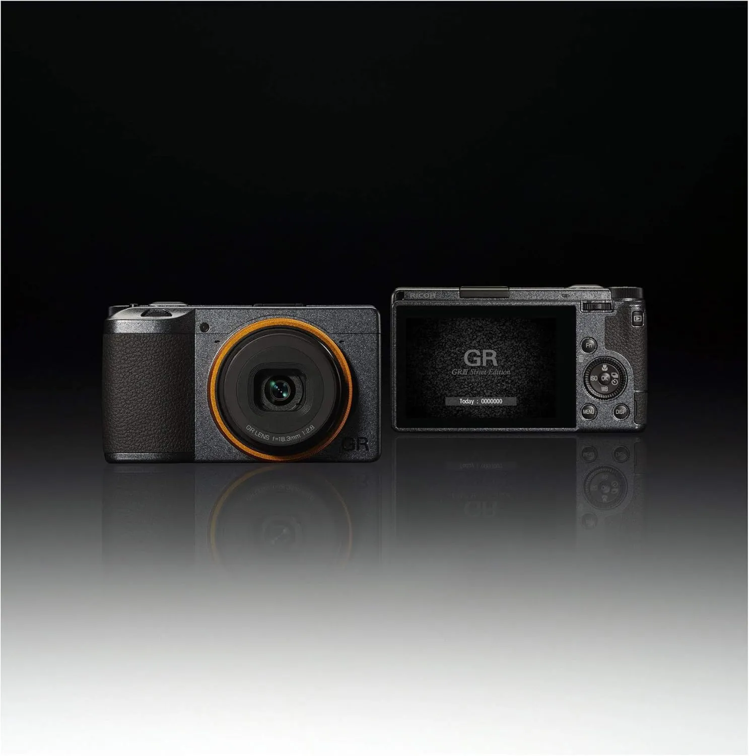 Ricoh GR III Street Edition Metallic Gray APS-C Size Digital Camera (2 batteries included) with Large CMOS Sensor GR Lens that Achieves High Resolution and High Constrast