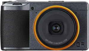 Ricoh GR III Street Edition Metallic Gray APS-C Size Digital Camera (2 batteries included) with Large CMOS Sensor GR Lens that Achieves High Resolution and High Constrast