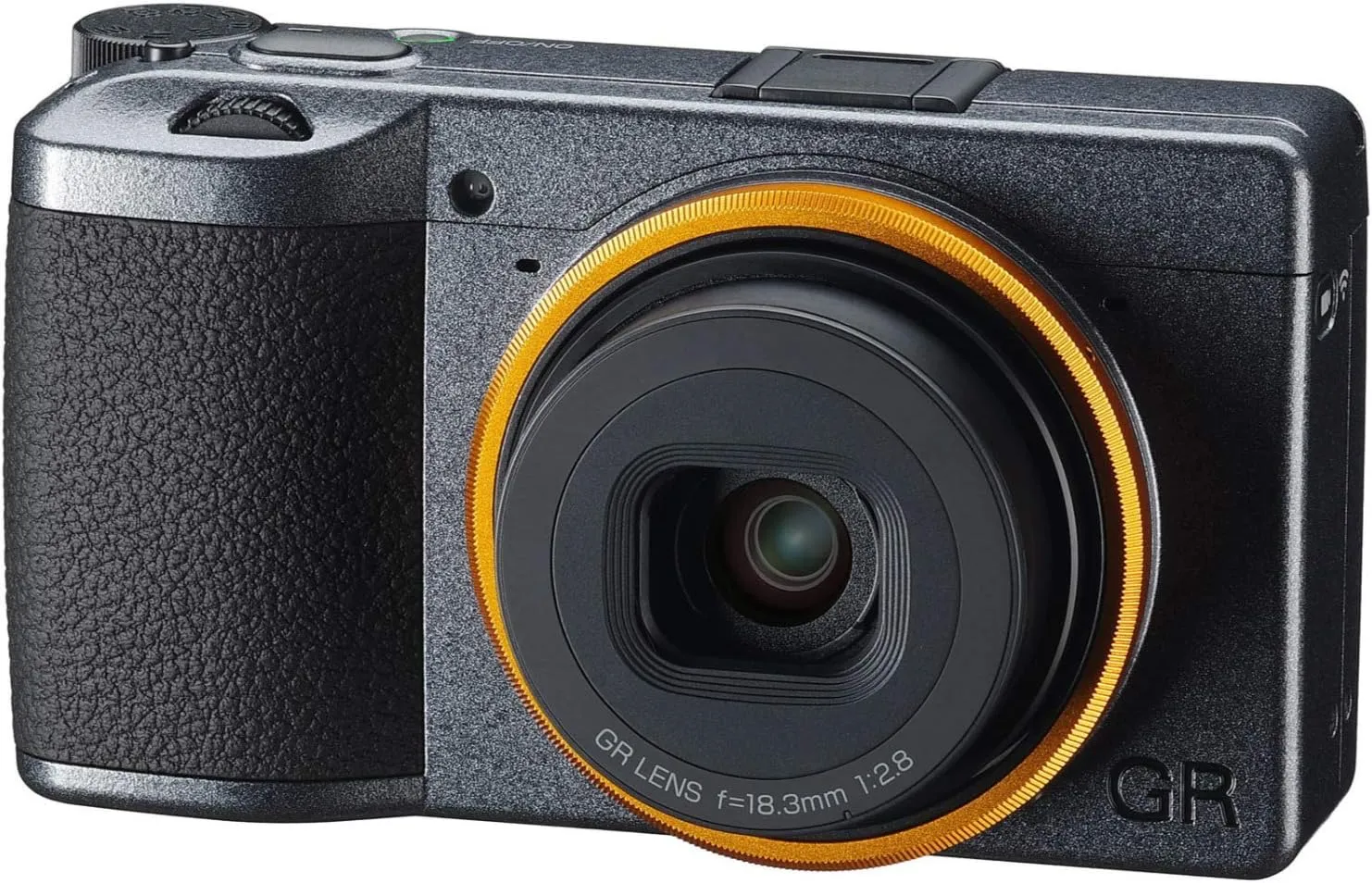 Ricoh GR III Street Edition Metallic Gray APS-C Size Digital Camera (2 batteries included) with Large CMOS Sensor GR Lens that Achieves High Resolution and High Constrast