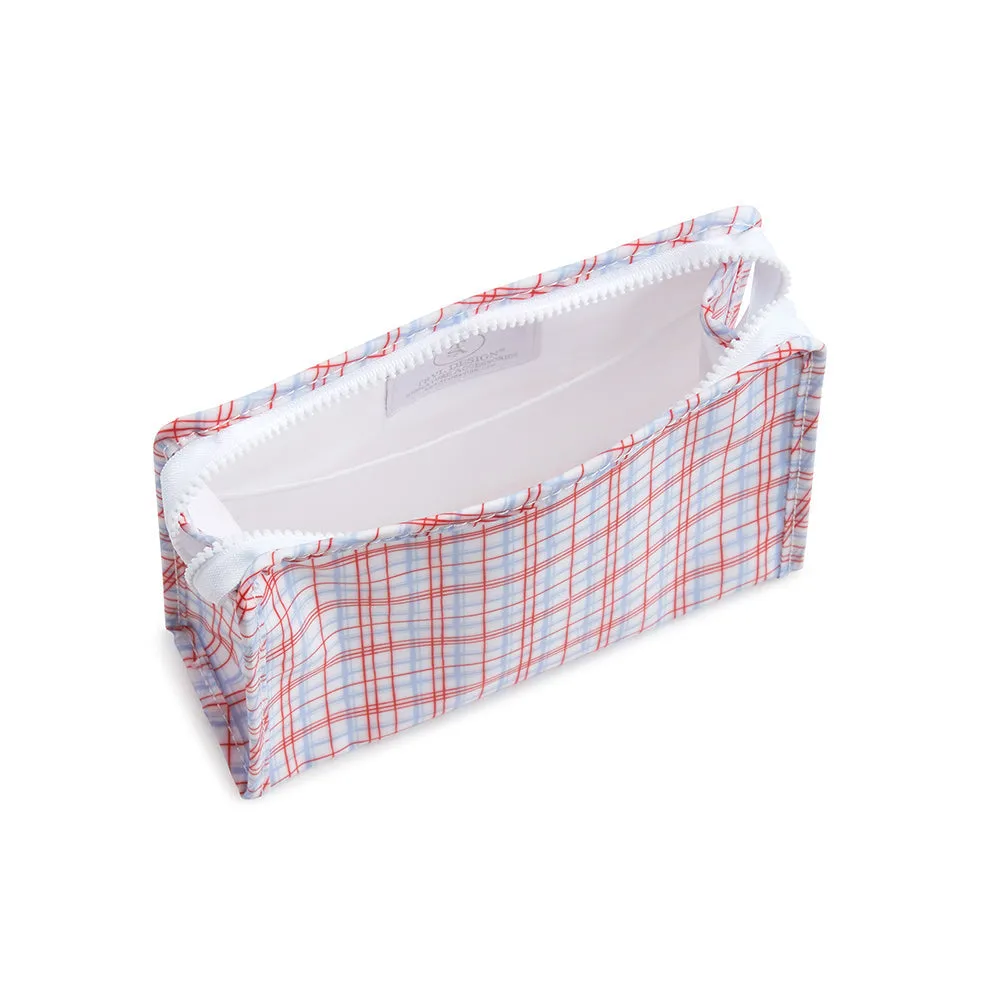 ROADIE MEDIUM Zip Pouch - BUNNY TOILE GREEN