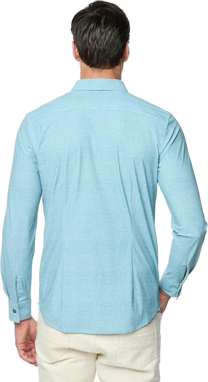 Robert Graham Men's Renley Long Sleeve Woven Button Down Shirt