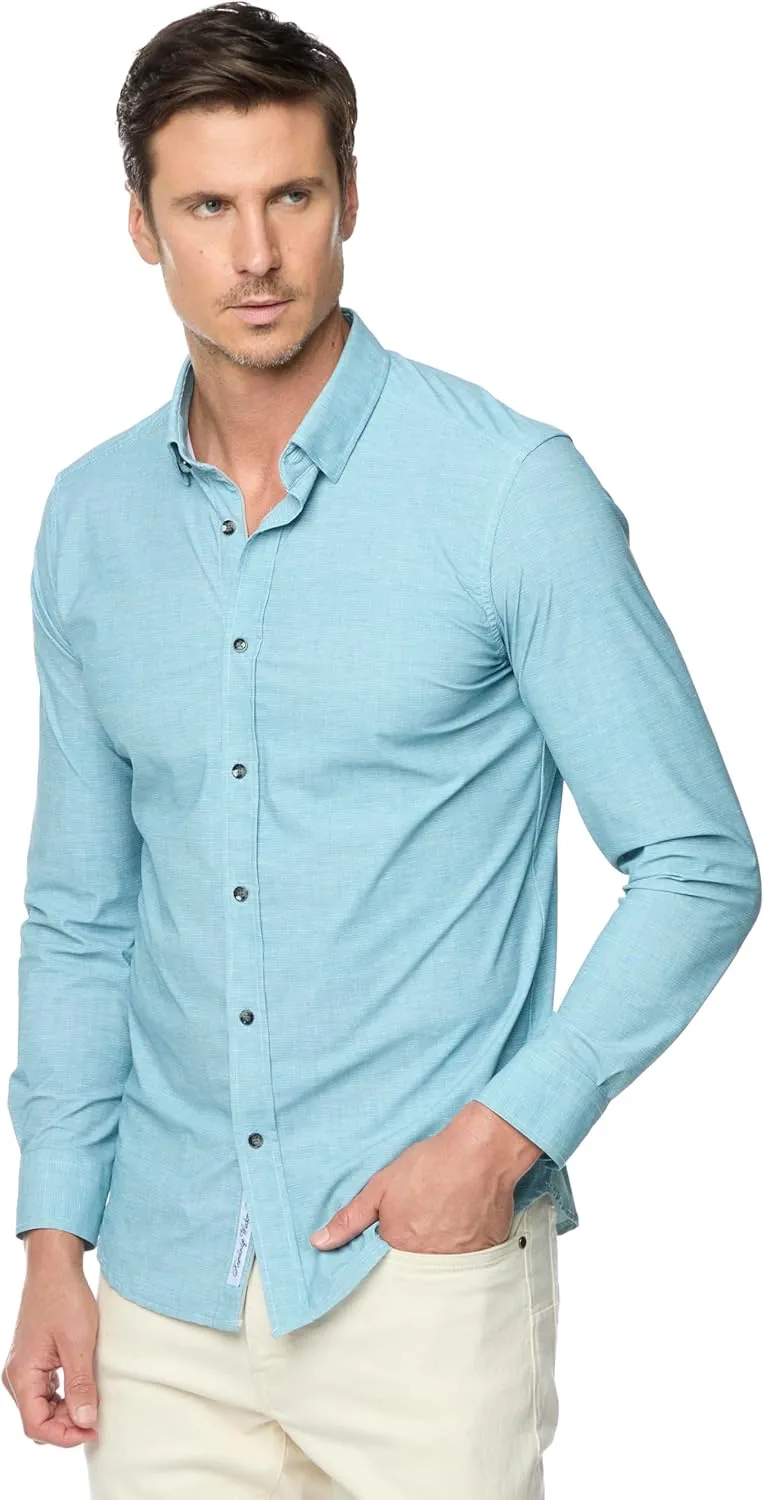 Robert Graham Men's Renley Long Sleeve Woven Button Down Shirt