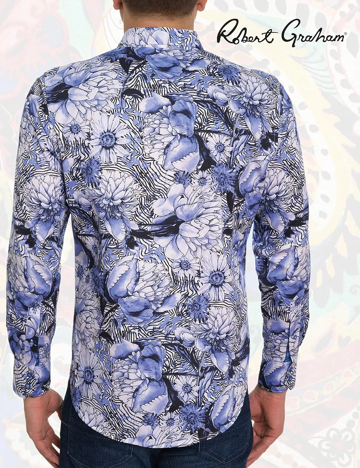 Robert Graham Men's Rooney Long-Sleeve Woven Shirt