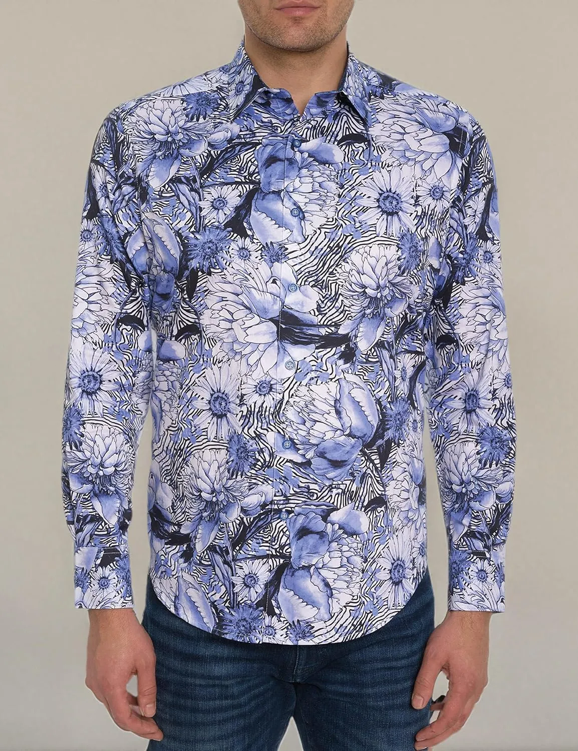 Robert Graham Men's Rooney Long-Sleeve Woven Shirt