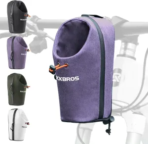 ROCKBROS Electric Scooter Bag Bike Frame Bag Bicycle Water Bottle Bag 1.5L Large Capacity Quick Installation for Mountain Bikes E-Scooters and Folding Bikes