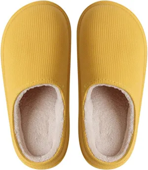 Rojeam Women Slippers Comfort Waterproof Winter Garden Shoes Warm House Slippers Indoor Outdoor for Men Women