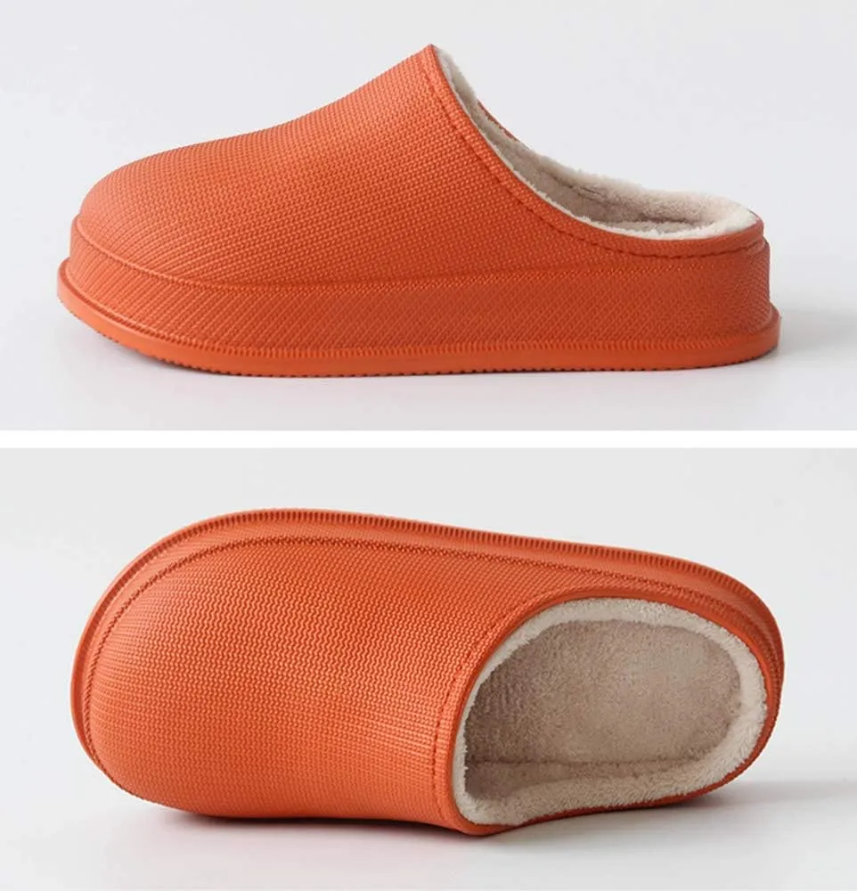 Rojeam Women Slippers Comfort Waterproof Winter Garden Shoes Warm House Slippers Indoor Outdoor for Men Women