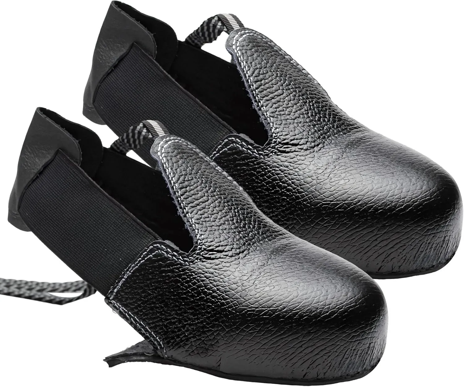 Roofing Shoes, Steel & Leather Construction, Protective Anti-Smash Footwear for Shingle Roof, Wear-Resistant, Fits 36-46, Ideal for Outdoor Jobs Black