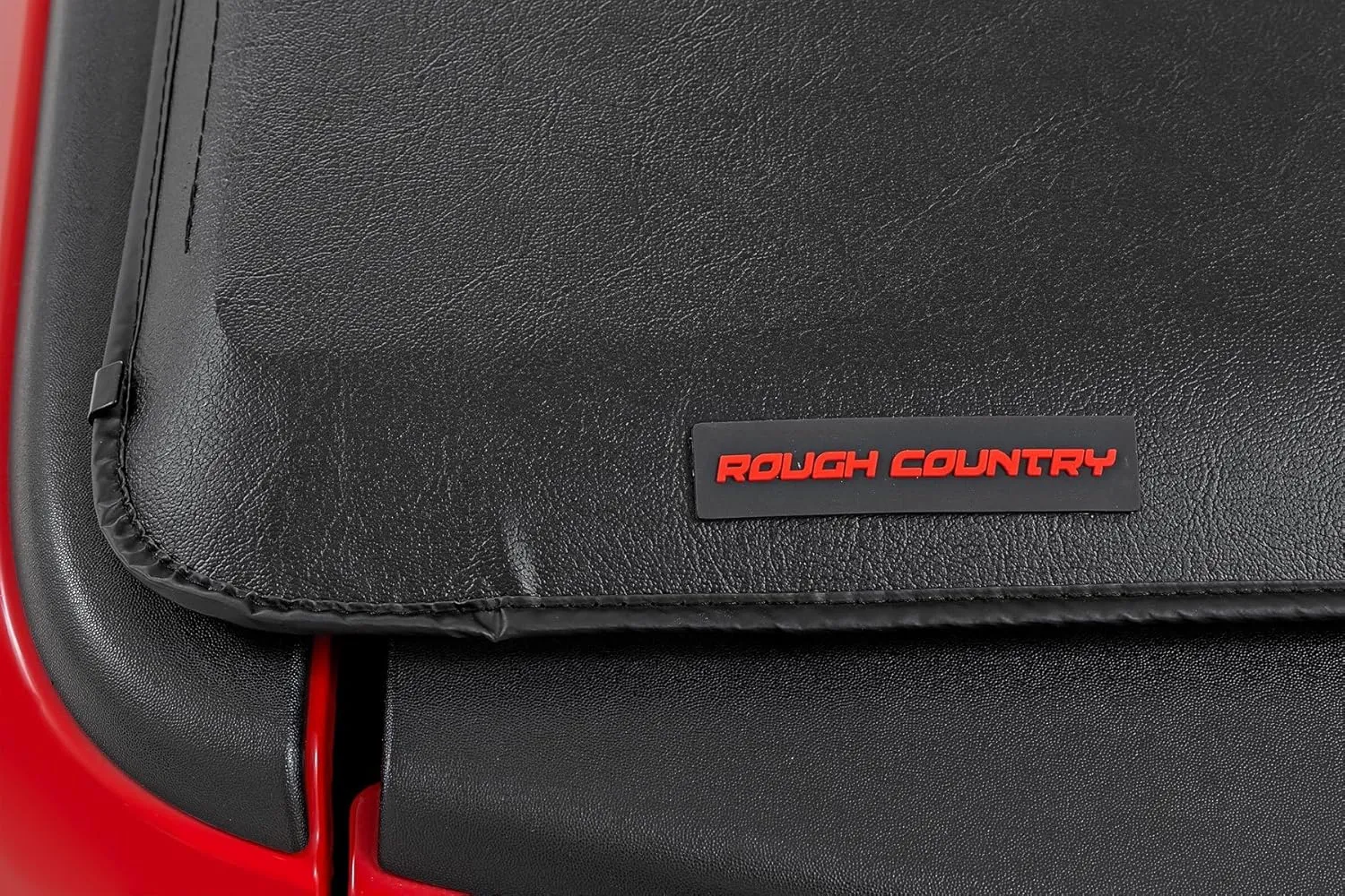 Rough Country Soft Roll-Up Tonneau Cover for (2009-2018) 2500 (2010-2024) - Sleek, Weather-Resistant Truck Bed Protection, Fits 6'4 Bed