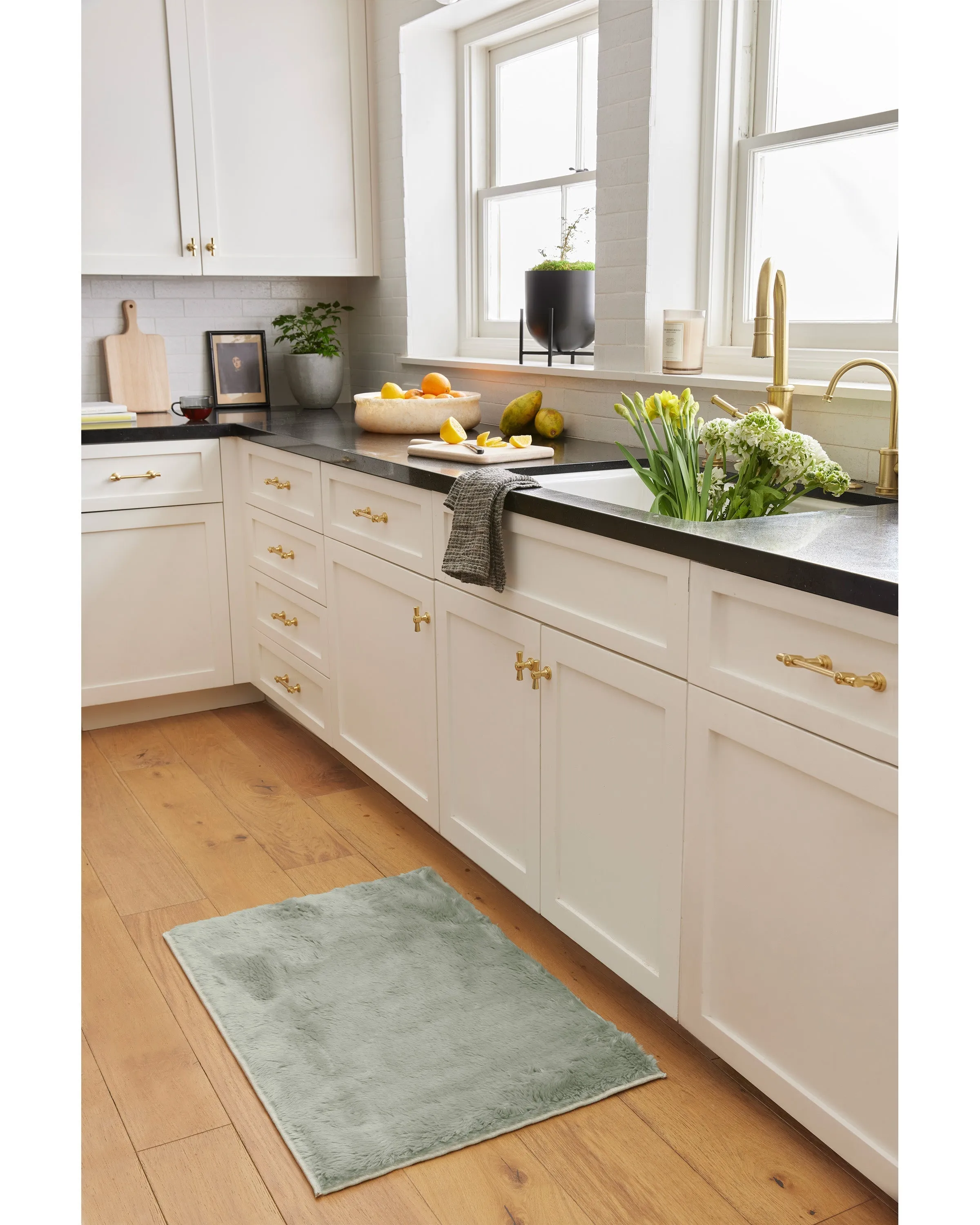 Sage Green Plush Rug