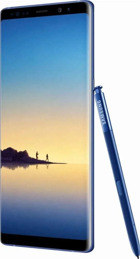 Samsung Galaxy Note 8, 64GB, Deepsea Blue - Fully Unlocked (Renewed)