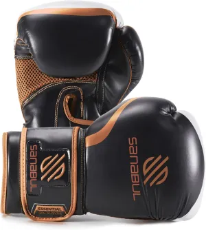 Sanabul Essential Gel Boxing Gloves for Men & Women, Kickboxing MMA, Muay Thai Gloves and Heavy Bag Training Punching & Sparring
