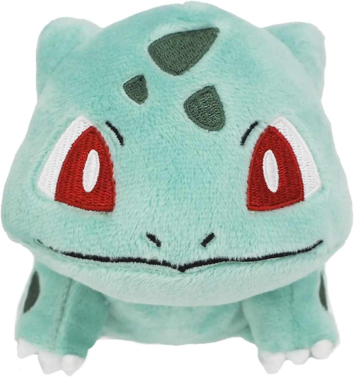 Sanei Pokemon All Star Series PP17 Bulbasaur Stuffed Plush, 4",Green, Blue