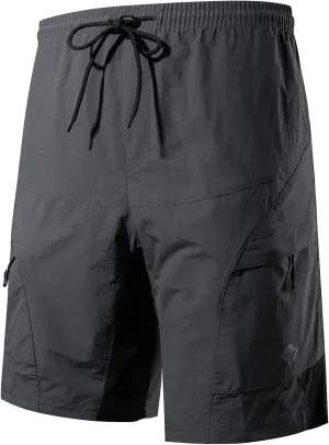 Santic Men's 3D Padded Mountain Bike Shorts Lightweight Cycling MTB Shorts