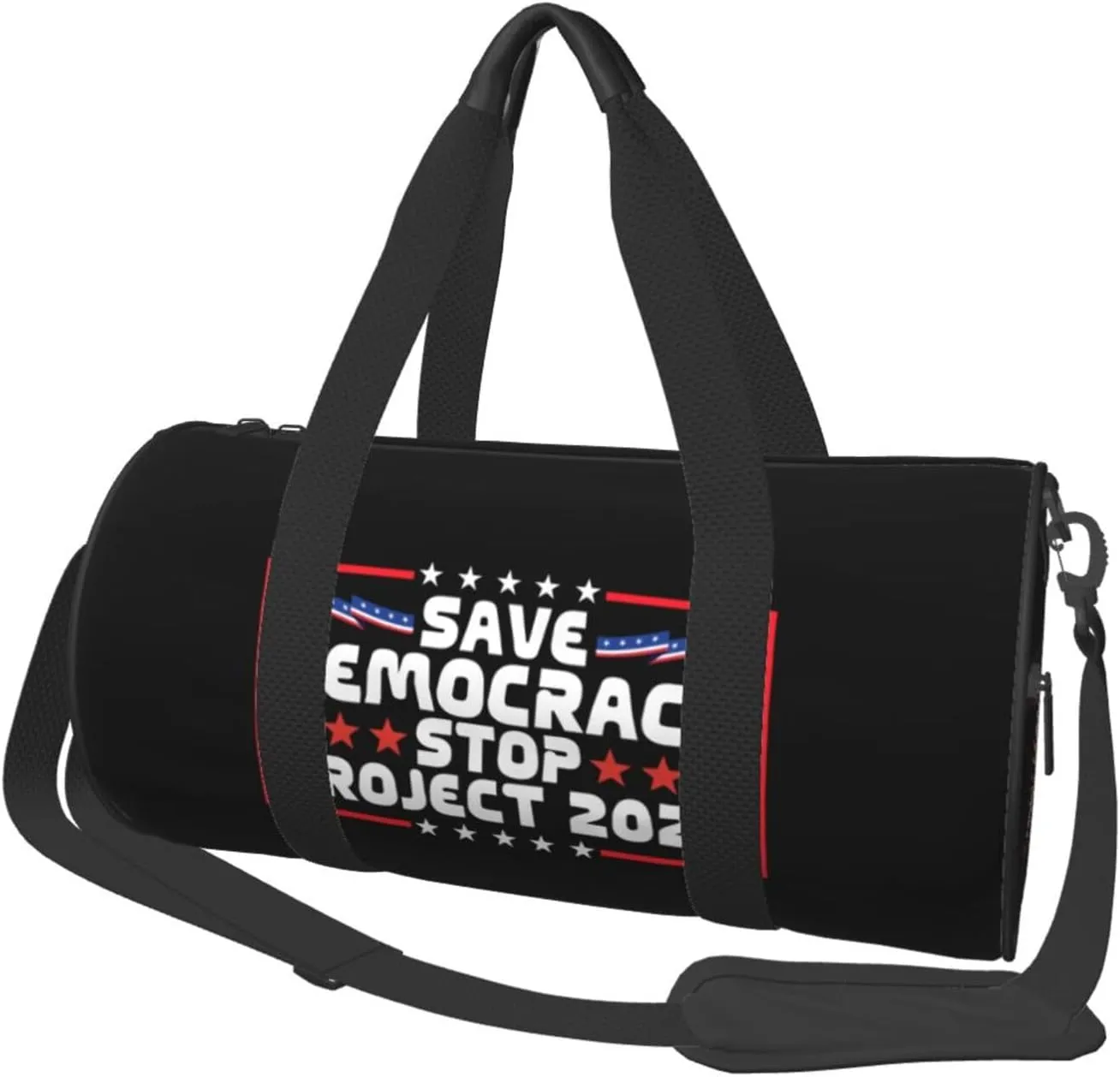 Save Democracy Stop Project 2025 Duffel Bag Gym Bag Travel Sports Tote Large Foldable Beach Swim Yoga9
