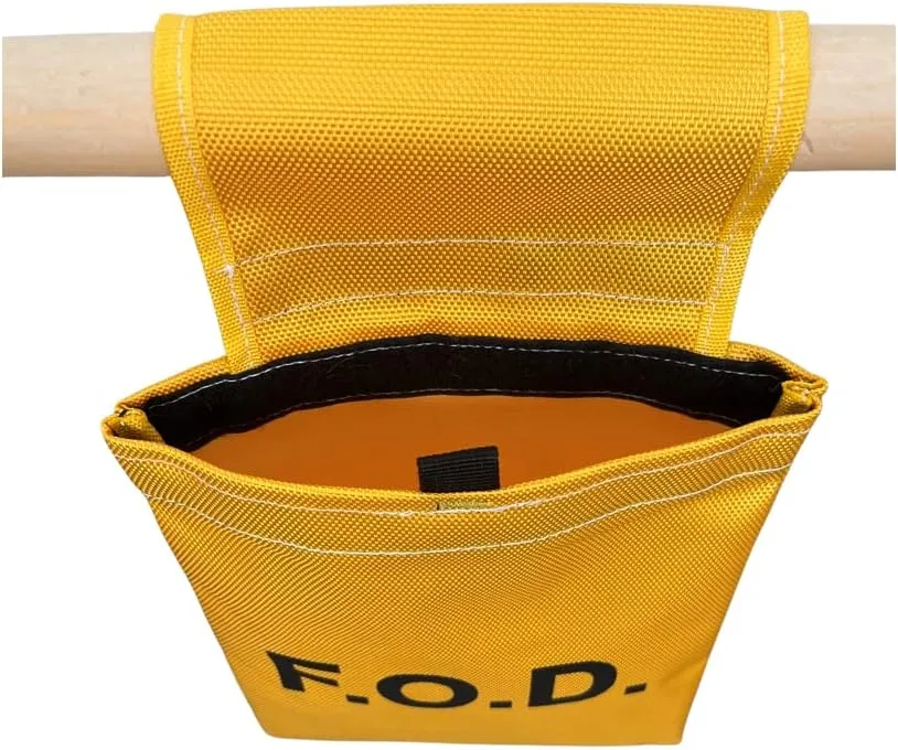 Scaffolding Hanging Small FOD Bag - Made From 1000 Denier Cordura Ideal for Aerospace, Aviation Industry - Help Eliminate Foreign Object Debris