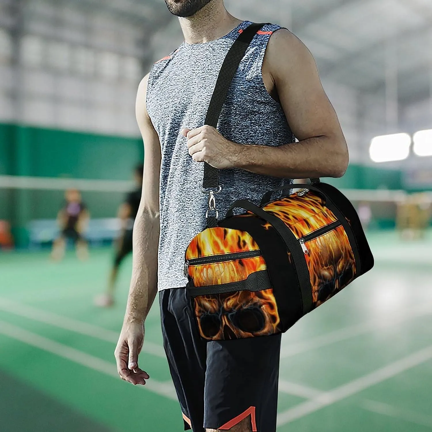 Scissors Magazine Bow Button Sewing Fitness Bag with Large Capacity Backpack And Waterproof Bag