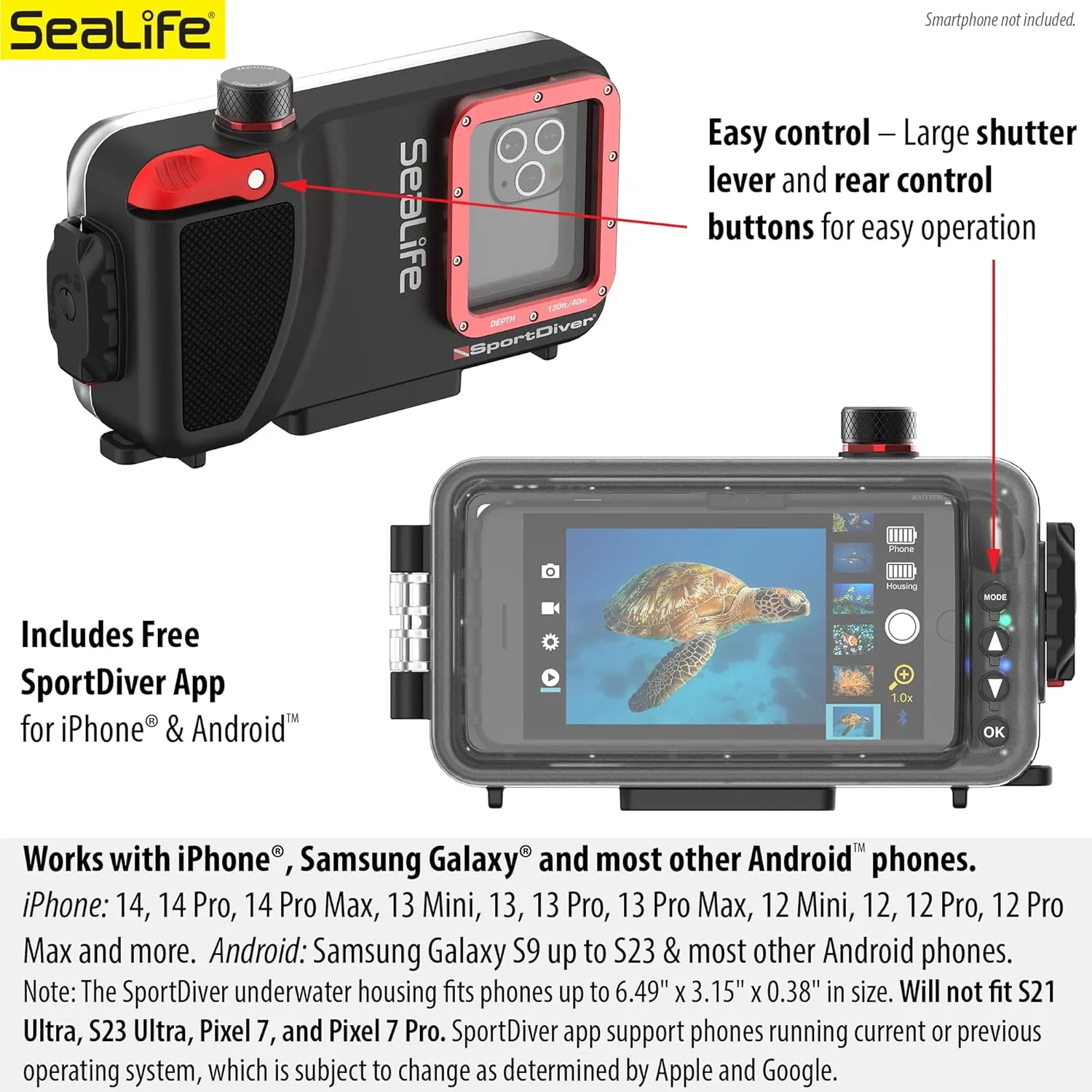Sealife SportDiver Underwater Smartphone Housing