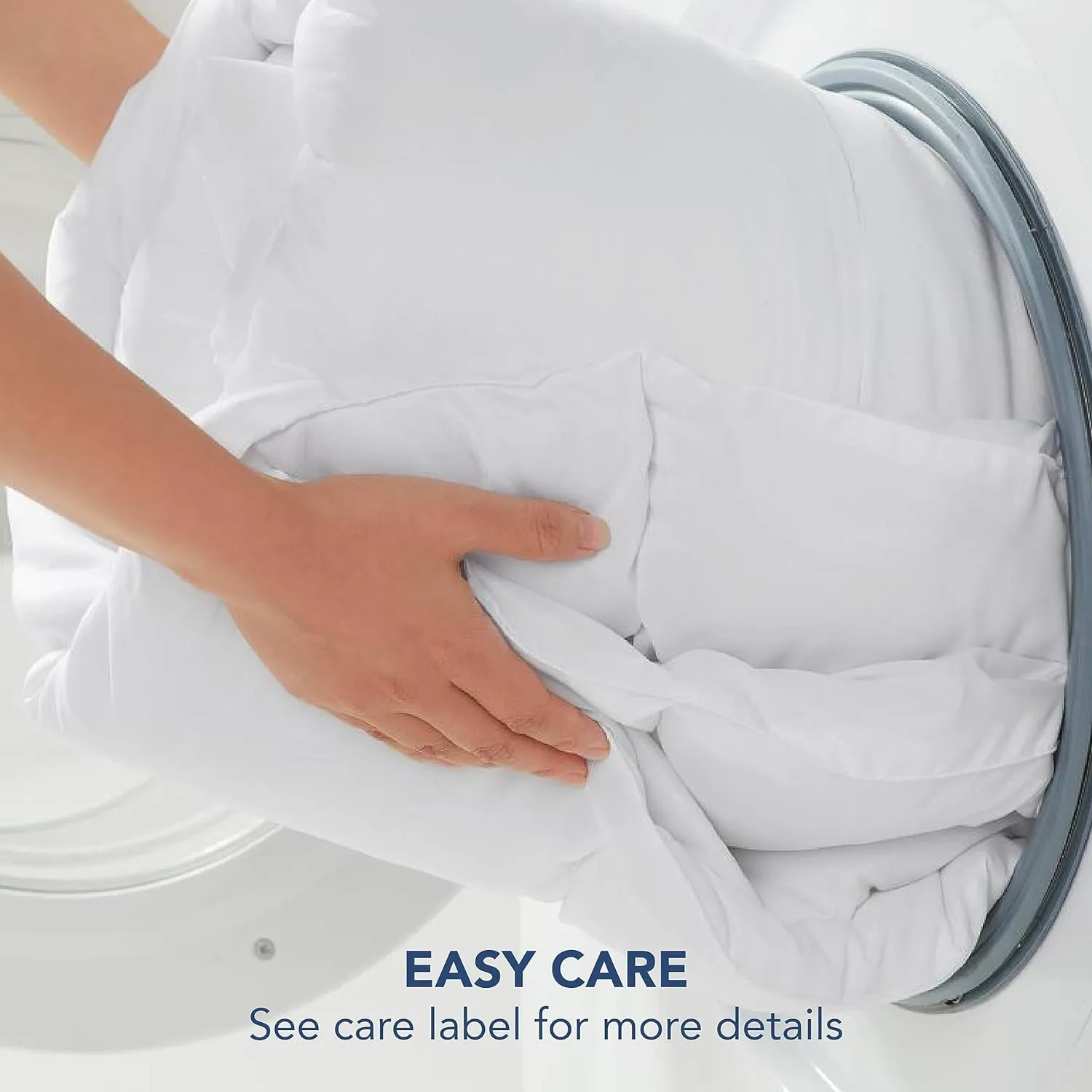 Serta Soft Top Mattress Cover, 76" x 80" Odor-Preventing and Stain-Resistant Waterproof Mattress Protector, 18" Elastic Deep Pocket for Secure Fit, King Mattress Pad, White