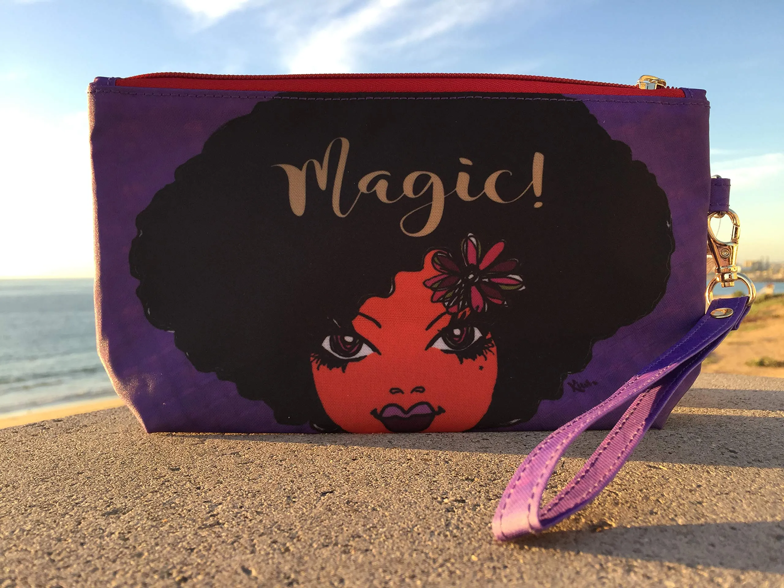 Shades of Color Cosmetic Pouch, Magic, 9 x 5 inches (CP109)