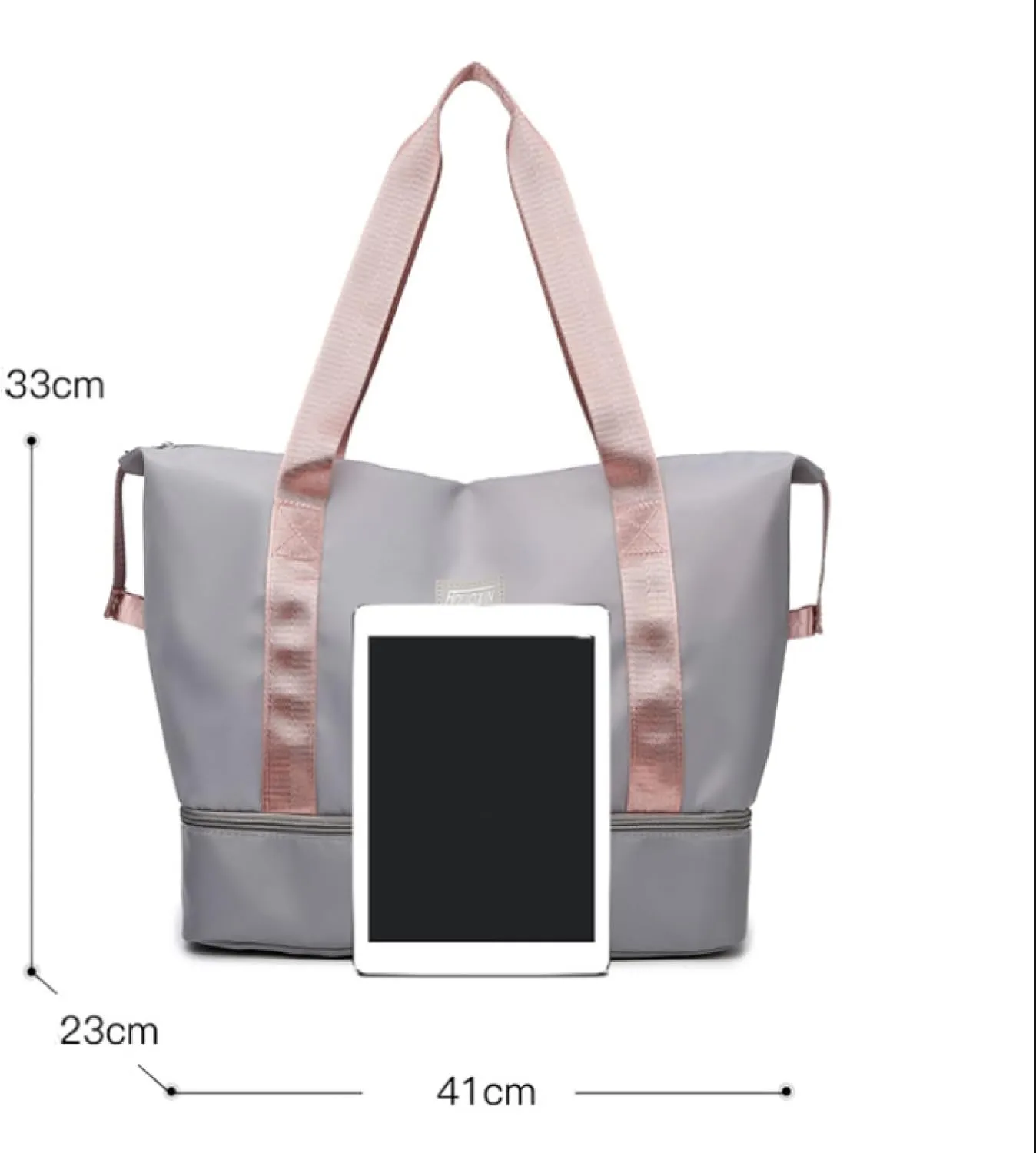 Short-Distance Lightweight Portable Fitness Bag, New Sleeve Trolley Suitcase, Luggage Bag, Student Large-Capacity Hand-held Storage Bag Female