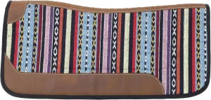 Showman 31" x 32" Radiant Weave Contoured Saddle Pad w/Felt Bottom