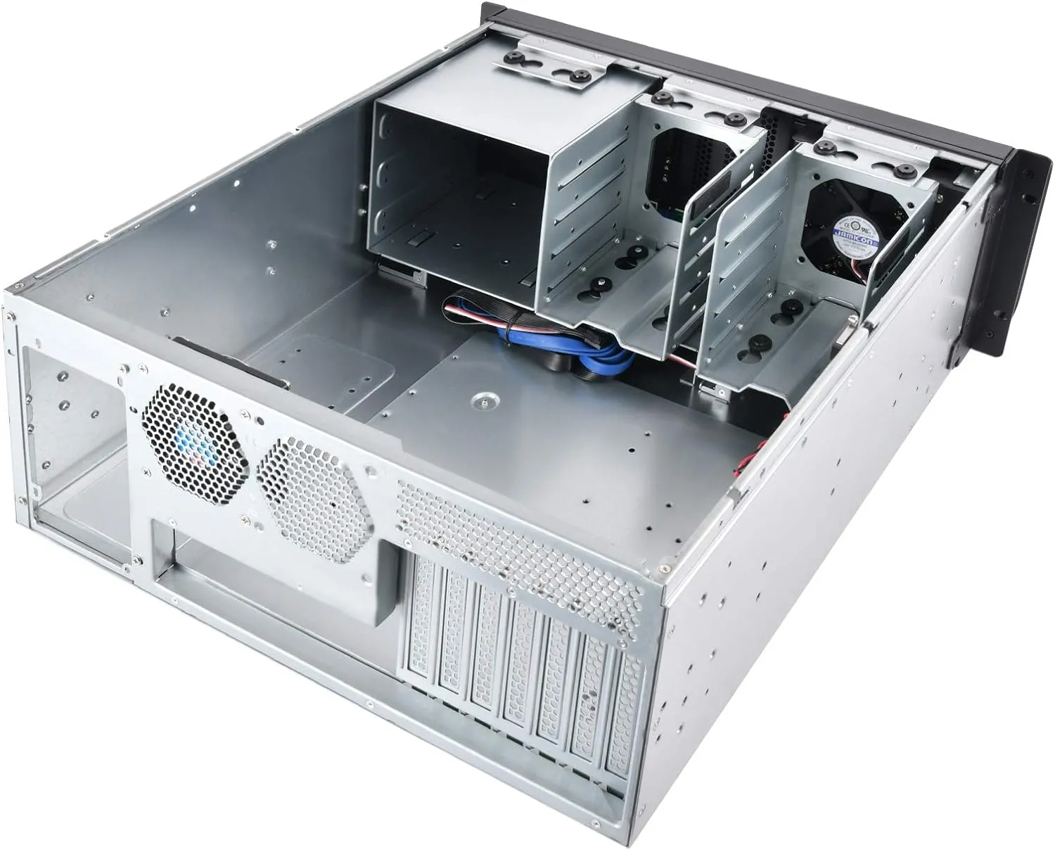SilverStone Technology 4U Rackmount Server Chassis with 3 X 5.25 Front Bays with CEB/ATX/mATX/Mitx Support RM400 Cases SST-RM400