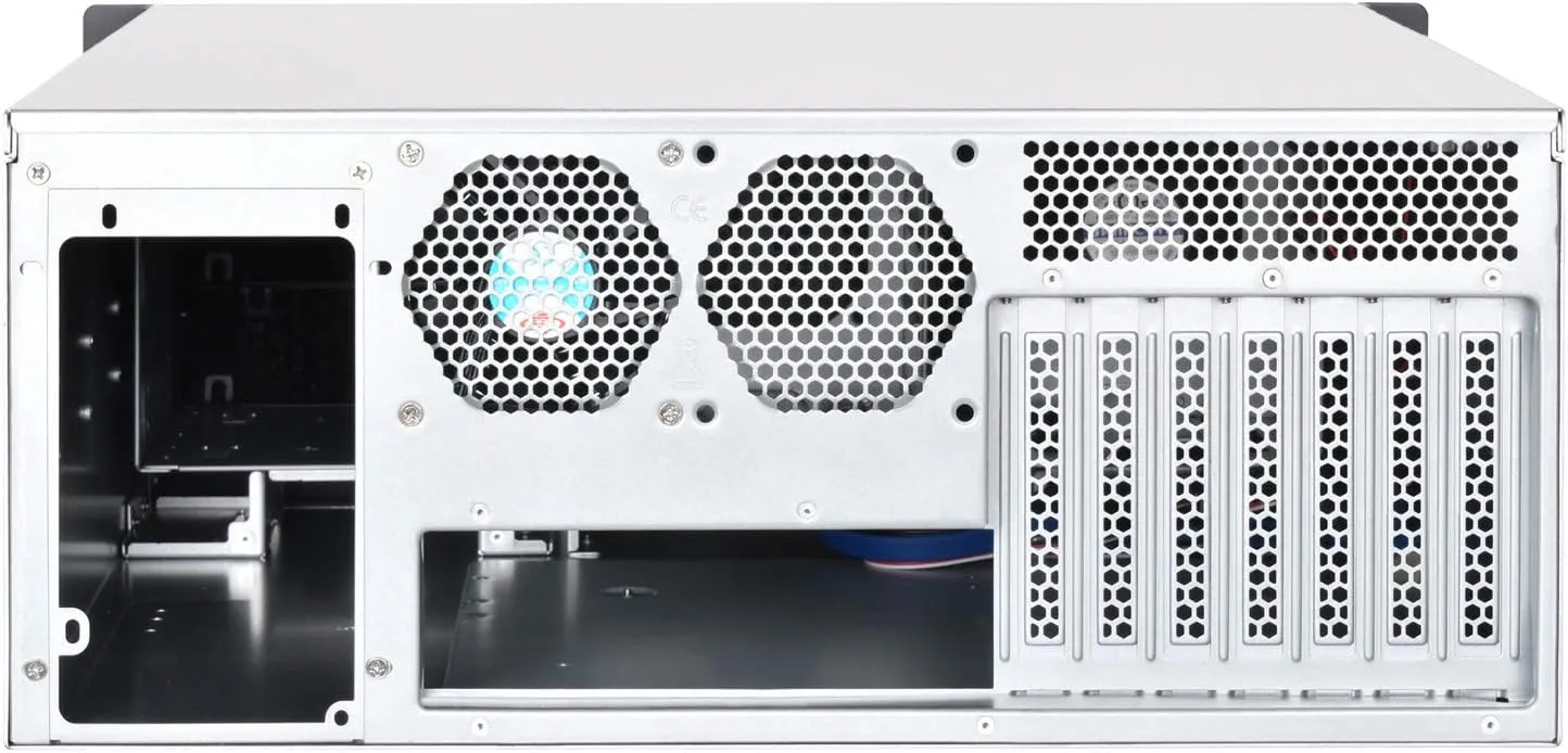 SilverStone Technology 4U Rackmount Server Chassis with 3 X 5.25 Front Bays with CEB/ATX/mATX/Mitx Support RM400 Cases SST-RM400