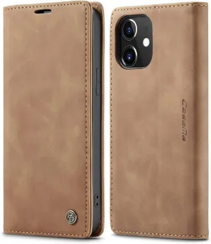 SINIANL Leather Case Compatible with iPhone 12 Case Wallet, Compatible with iPhone 12 Pro Wallet Case Book Folding Flip Case with Credit Card Holder Magnetic Closure for iPhone 12/12 Pro 6.1 inch
