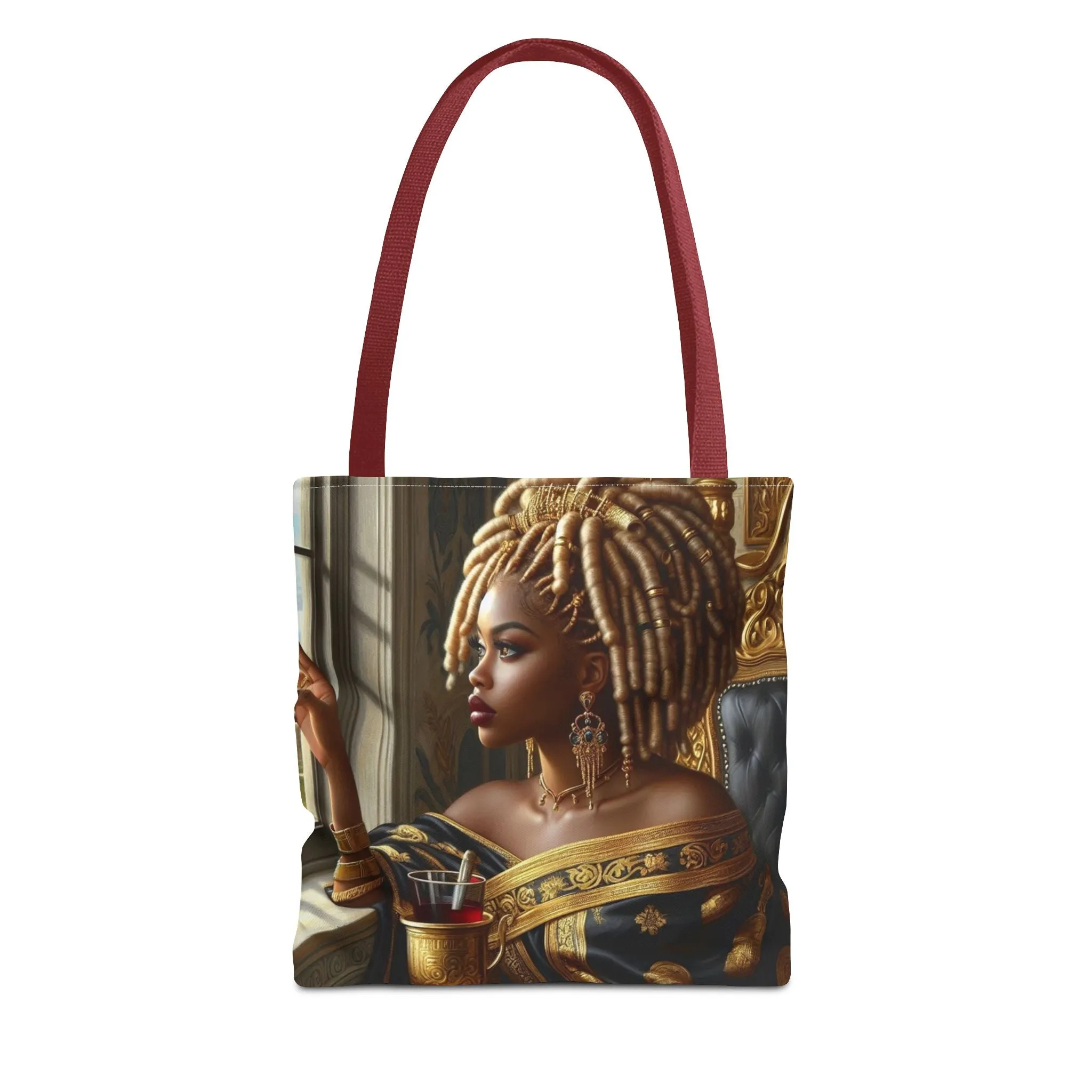 Sitting Queen Tote Bag (AOP) #T6