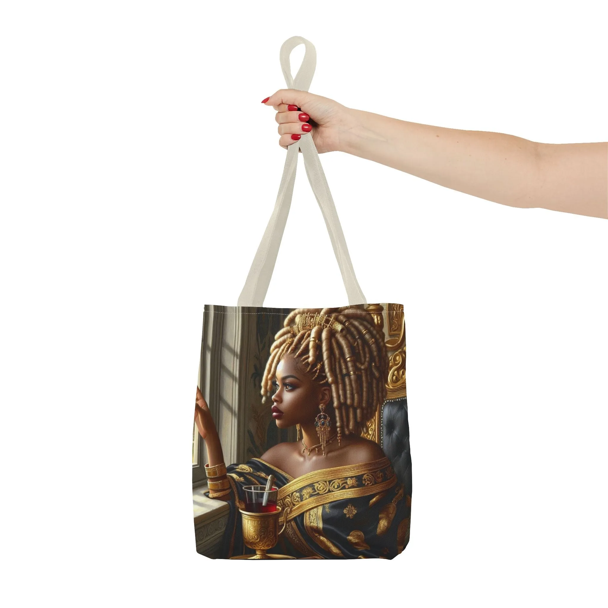 Sitting Queen Tote Bag (AOP) #T6