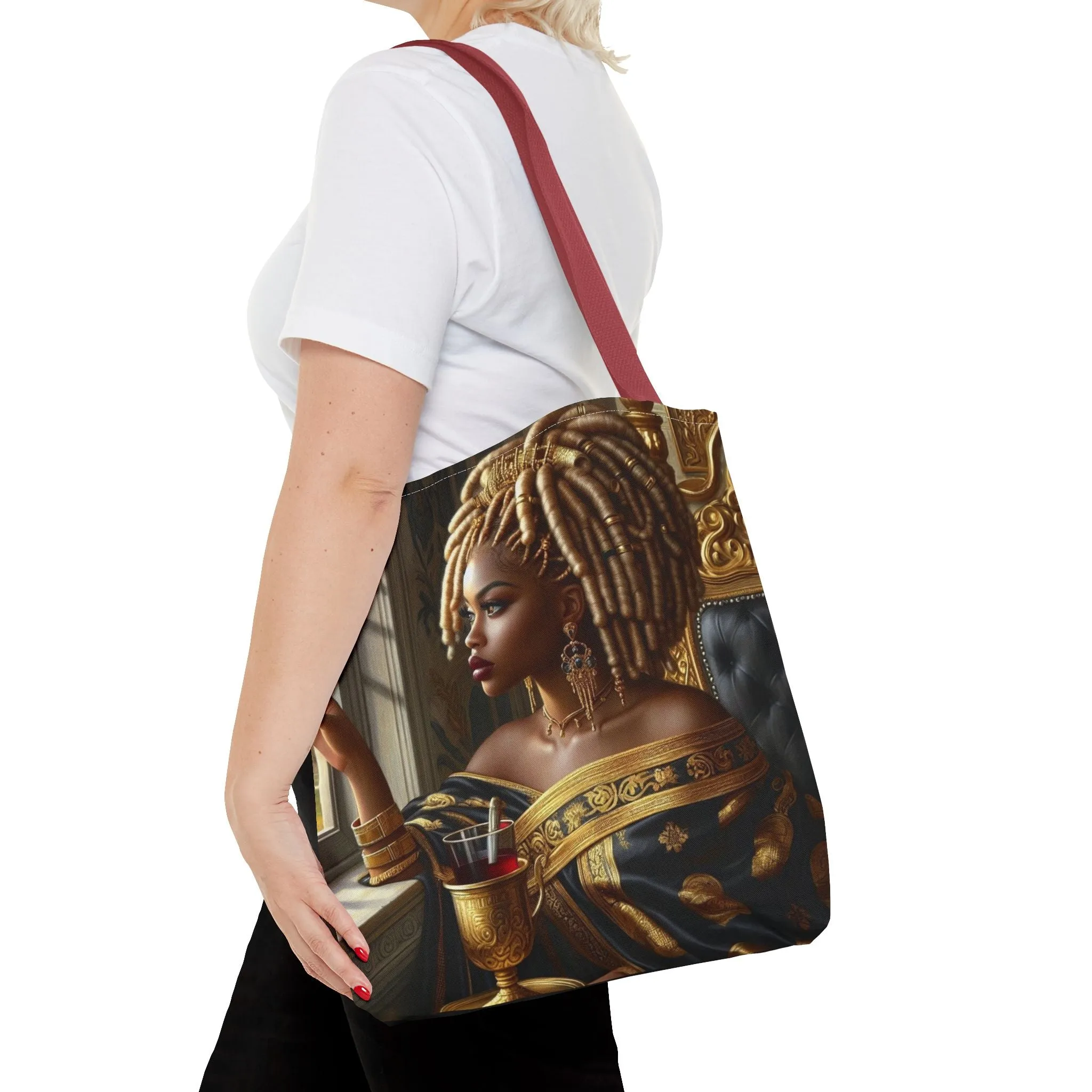 Sitting Queen Tote Bag (AOP) #T6
