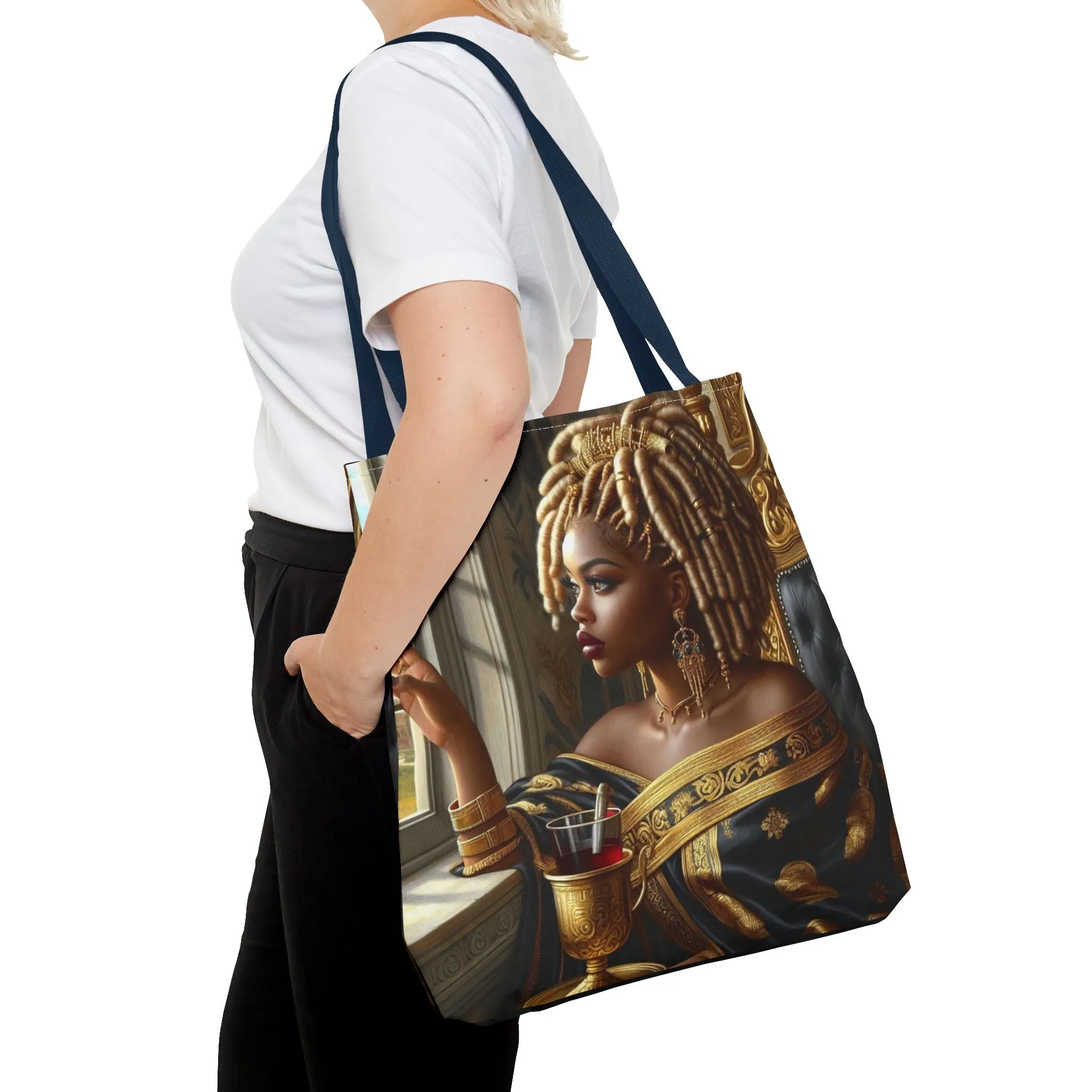 Sitting Queen Tote Bag (AOP) #T6