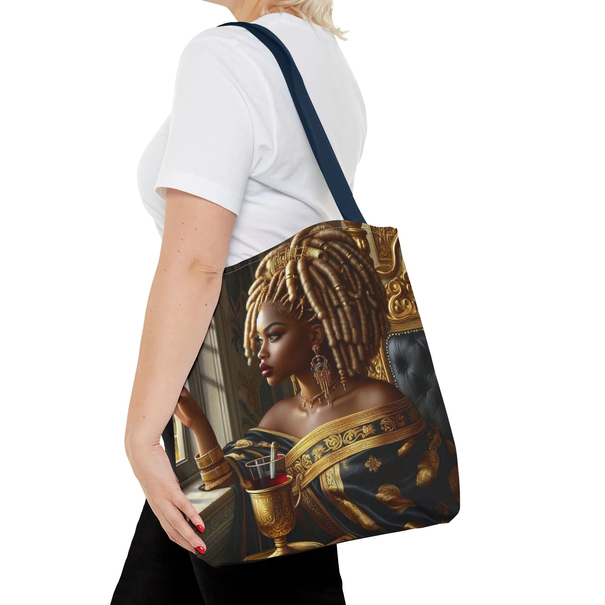 Sitting Queen Tote Bag (AOP) #T6
