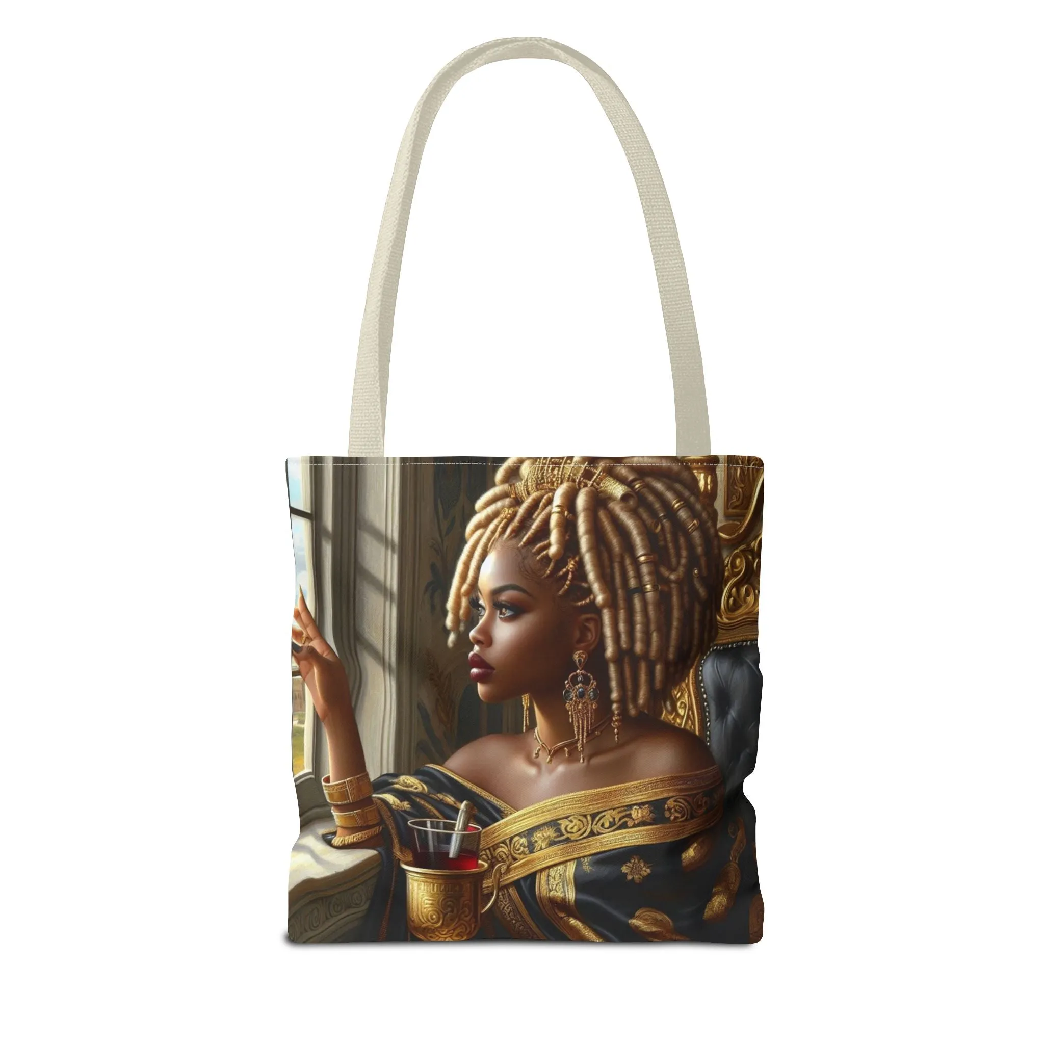 Sitting Queen Tote Bag (AOP) #T6
