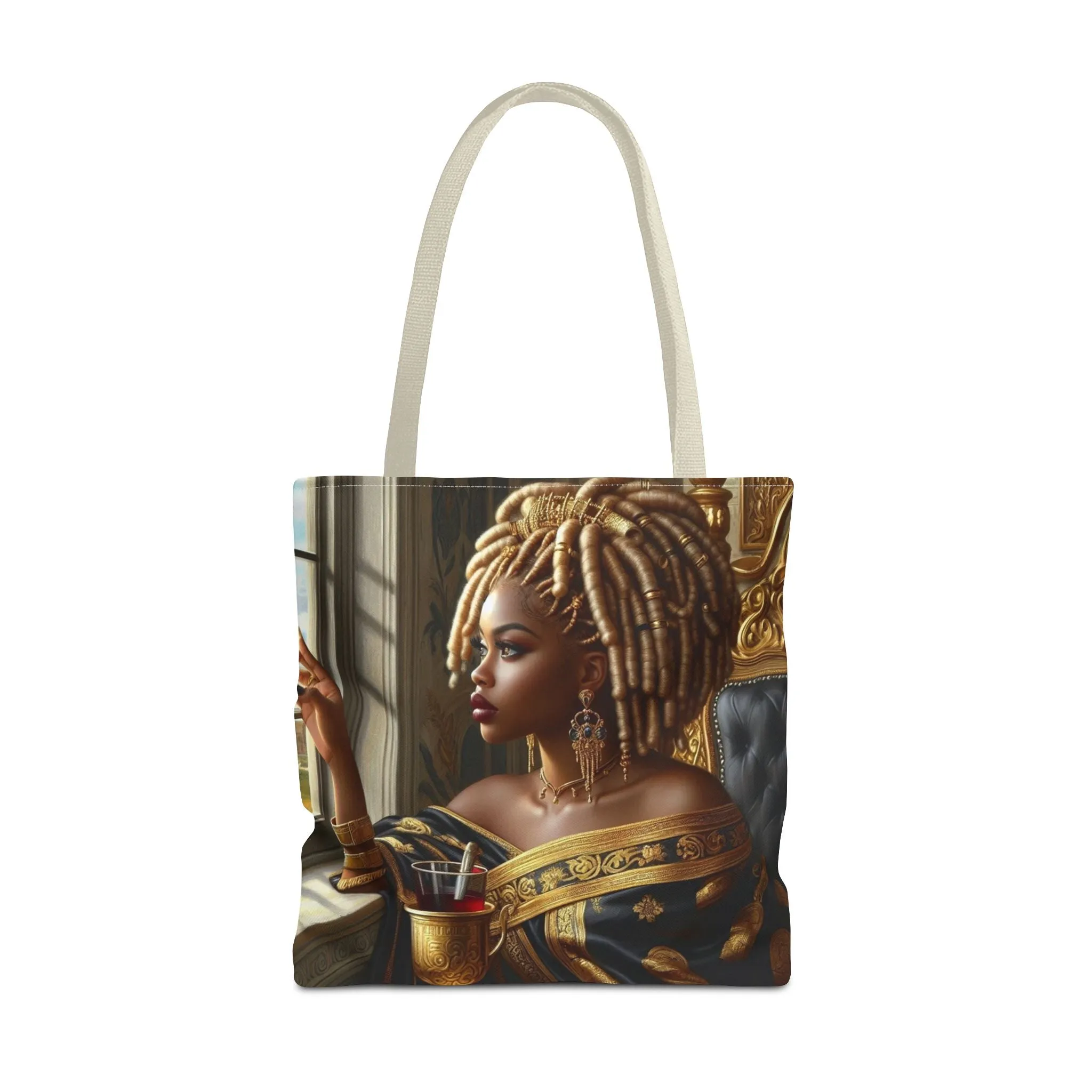 Sitting Queen Tote Bag (AOP) #T6
