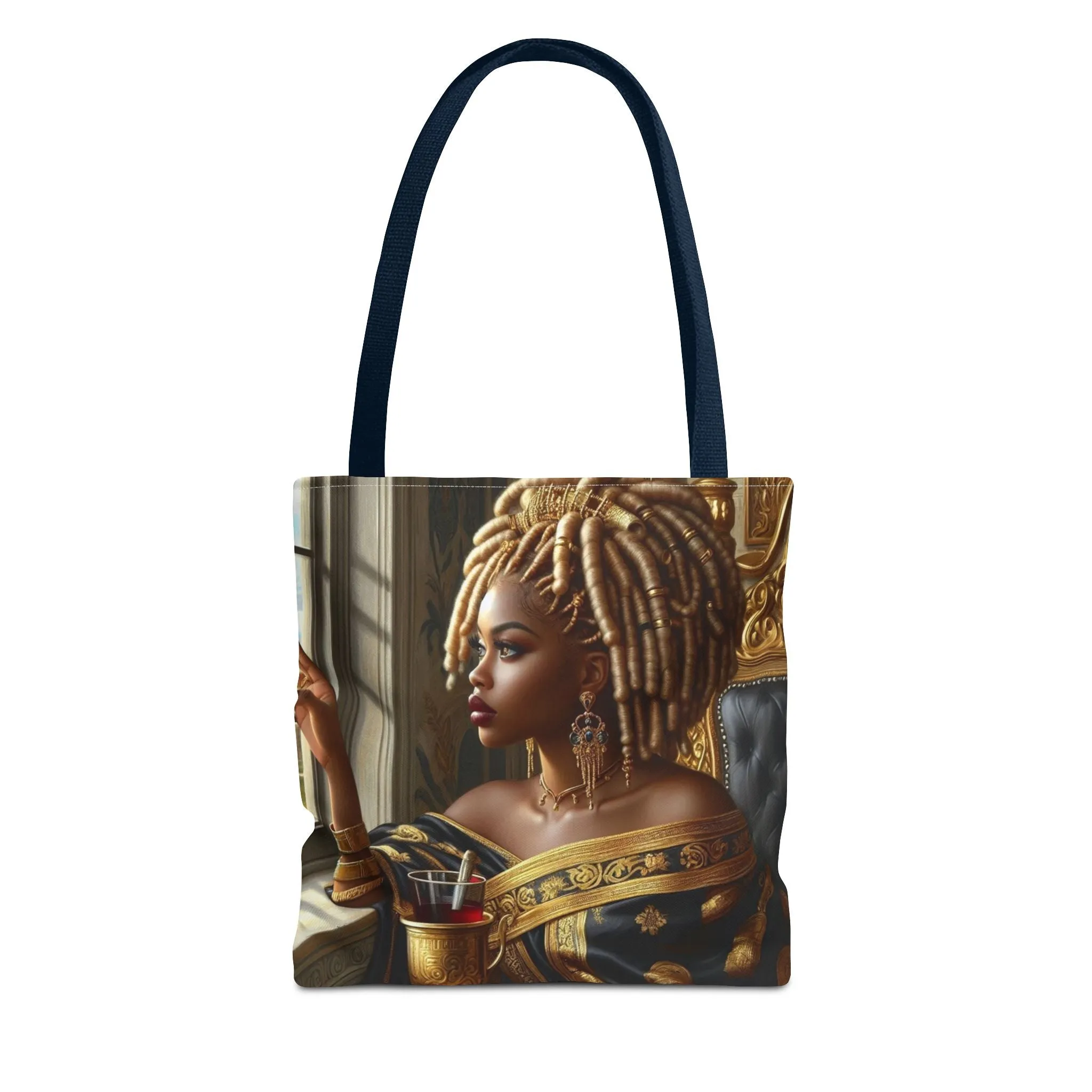 Sitting Queen Tote Bag (AOP) #T6