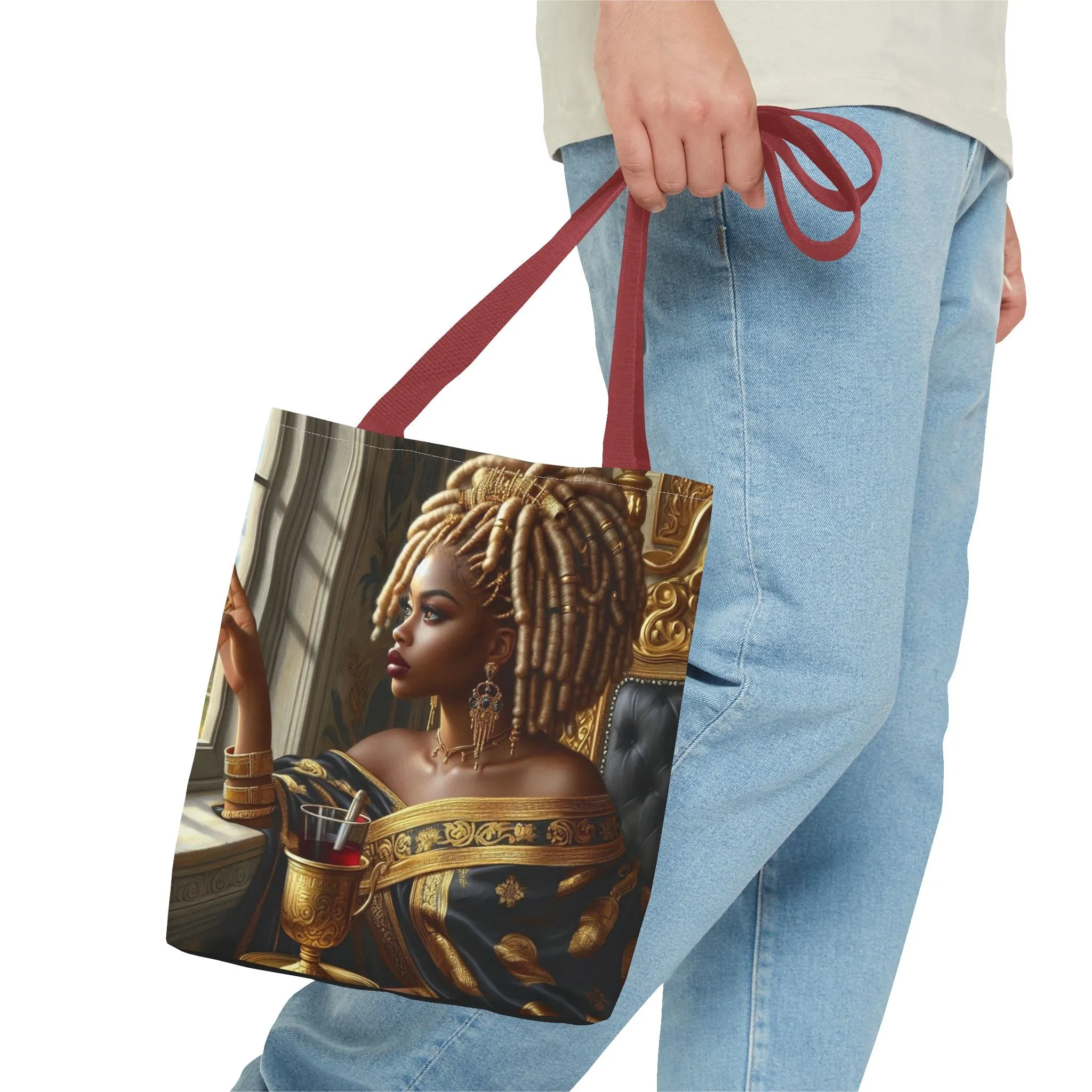 Sitting Queen Tote Bag (AOP) #T6